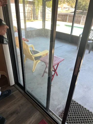 Sliding glass door repaired by Sliding Door Repair Experts in Keystone Heights, FL